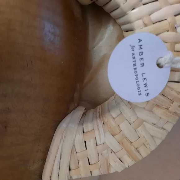 NWT Amber Lewis for Anthropologie Woven Tray New with tag - Picture 7 of 8